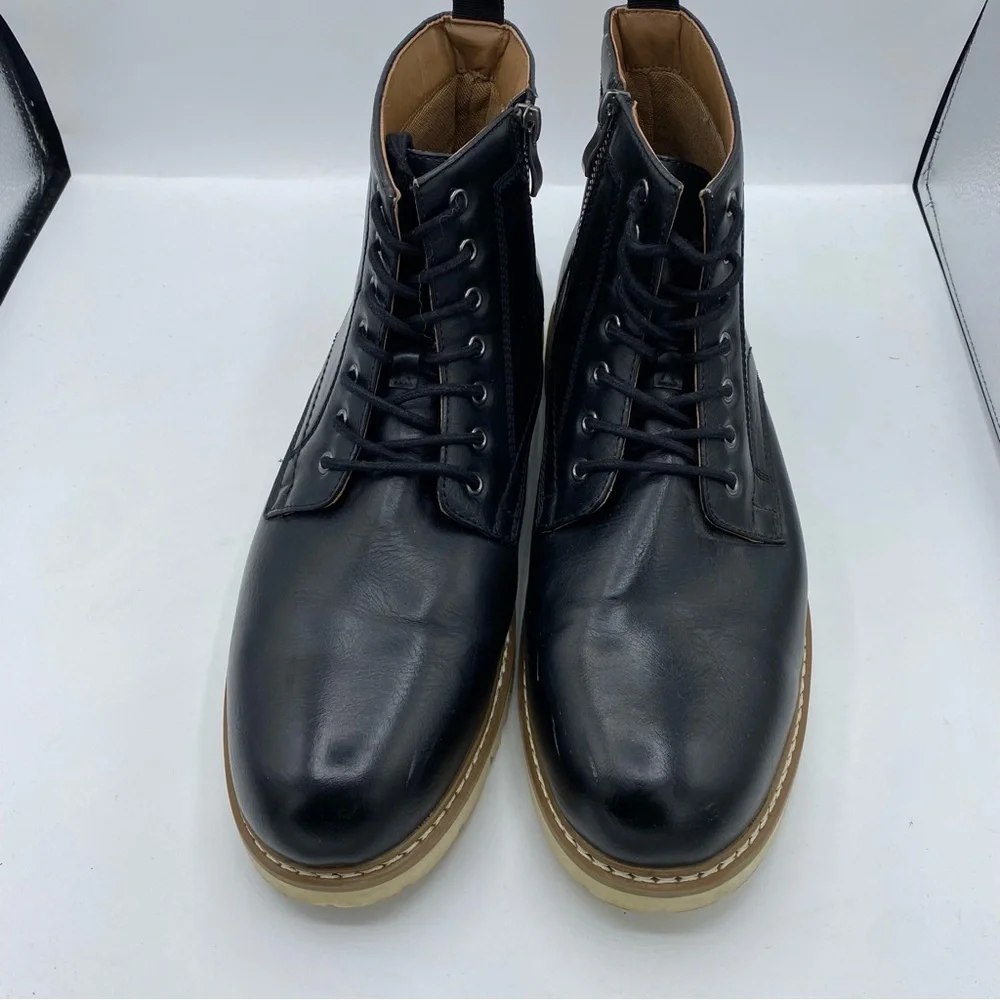 Steve Madden Men's Broome Chukka Boot, Black size 12 fall‎ winter normcore
